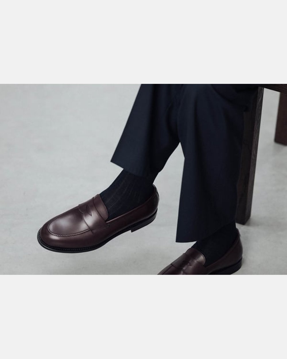 The Penny Loafer - Burgundy Calf