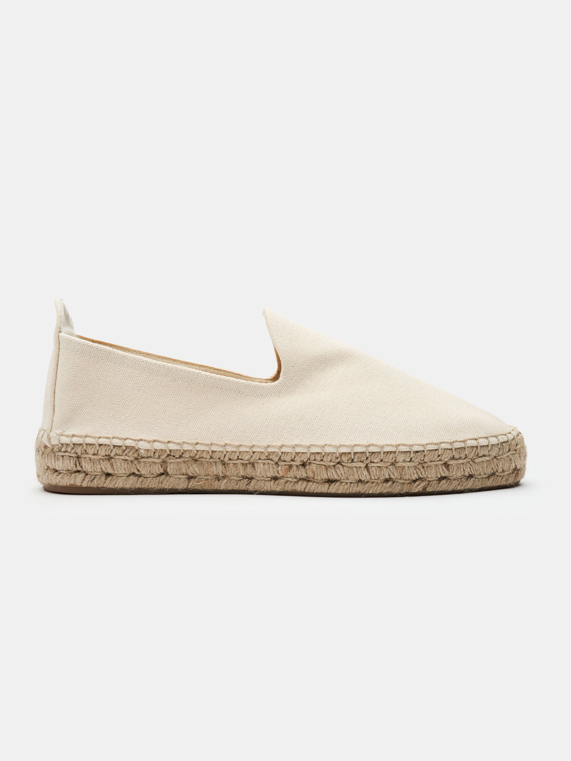The Espadrille - Ivory Canvas