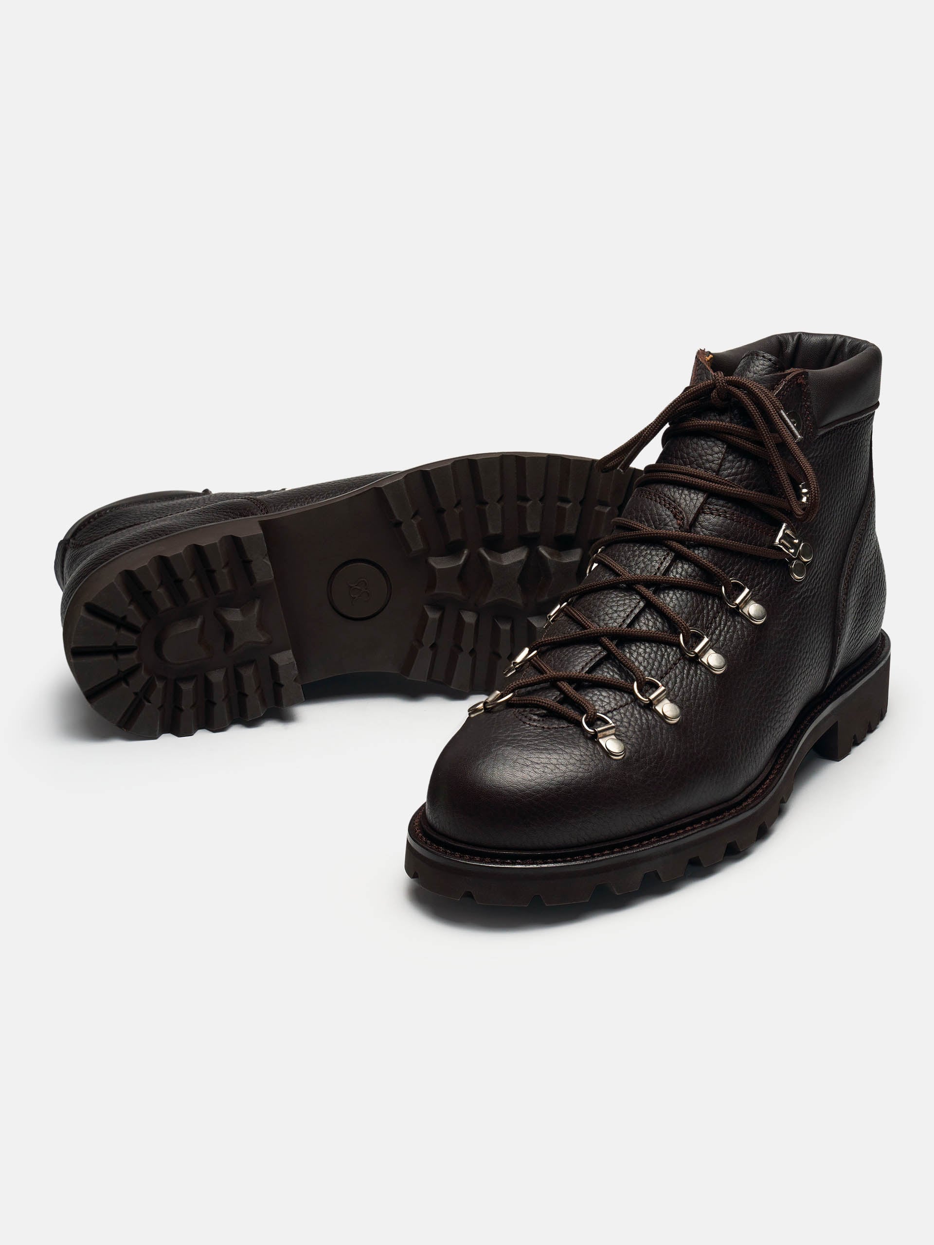 The Hiking Boot - Brown Grain