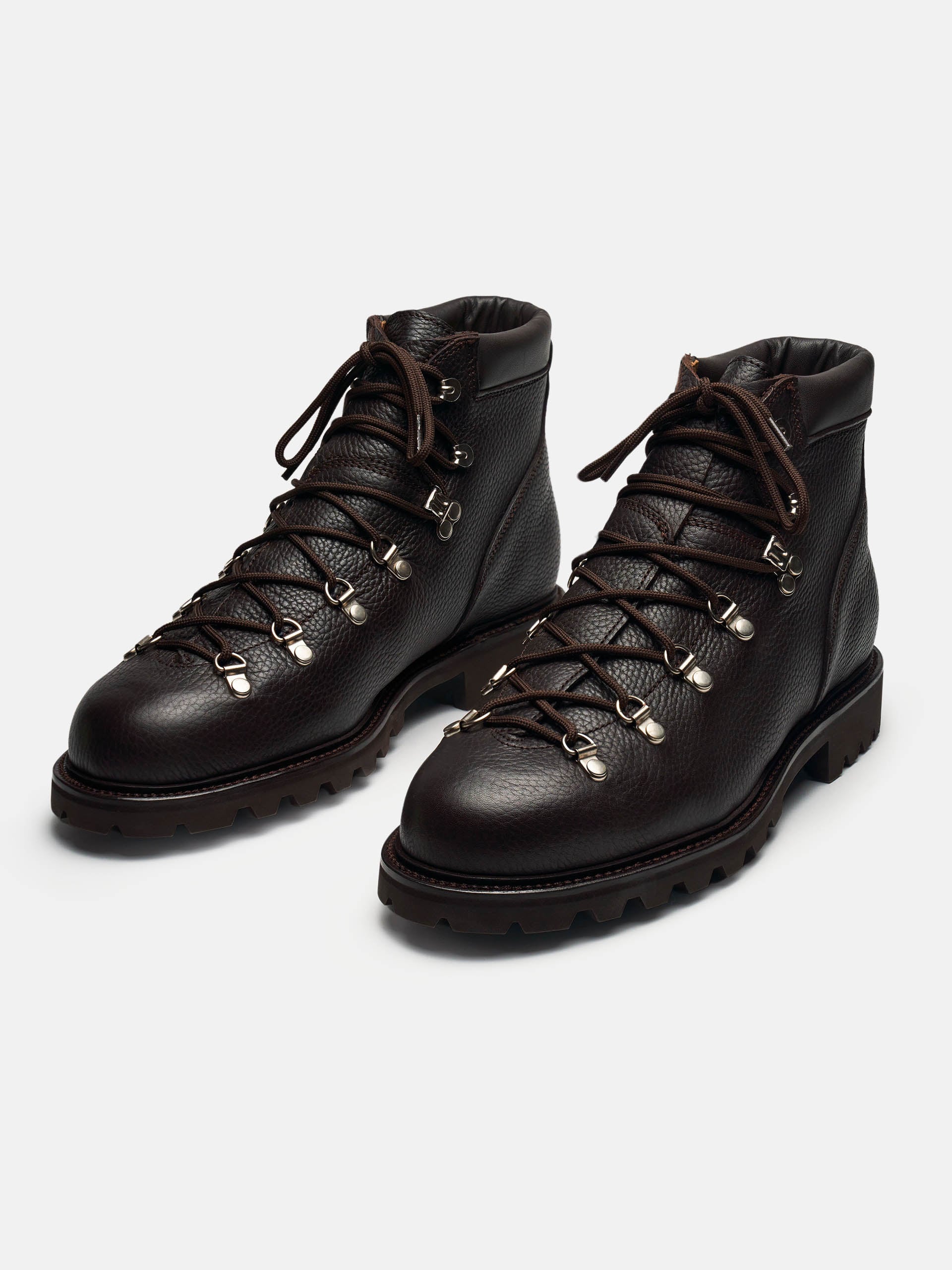 The Hiking Boot - Brown Grain