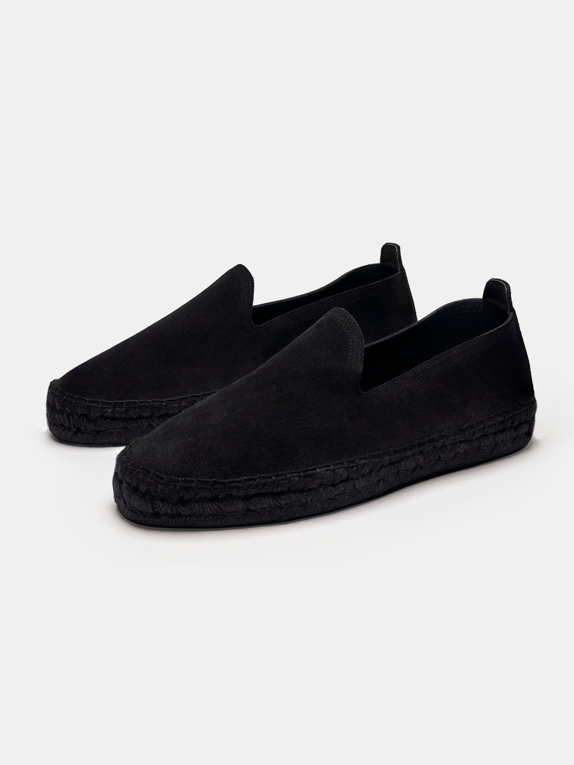 The Espadrille - All Black Suede