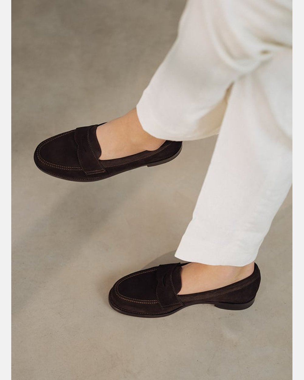 The Ivy Loafer - Brown Suede