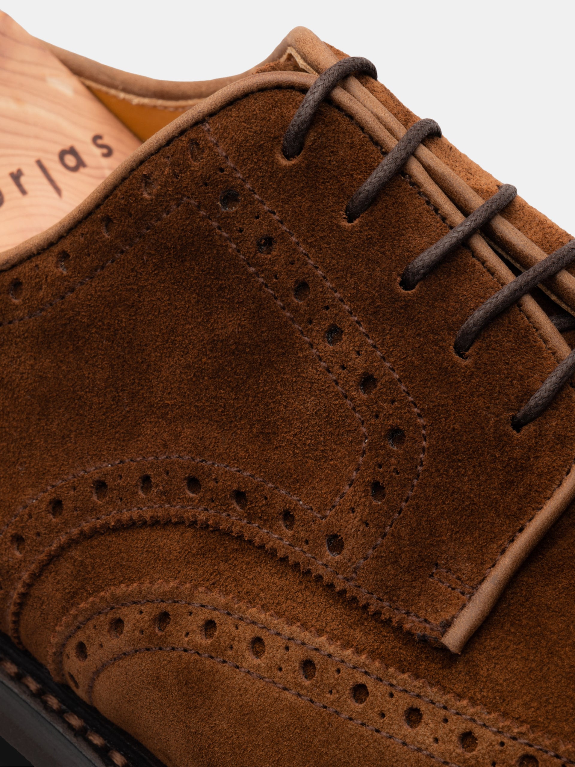 The Derby - Medium Brown Suede
