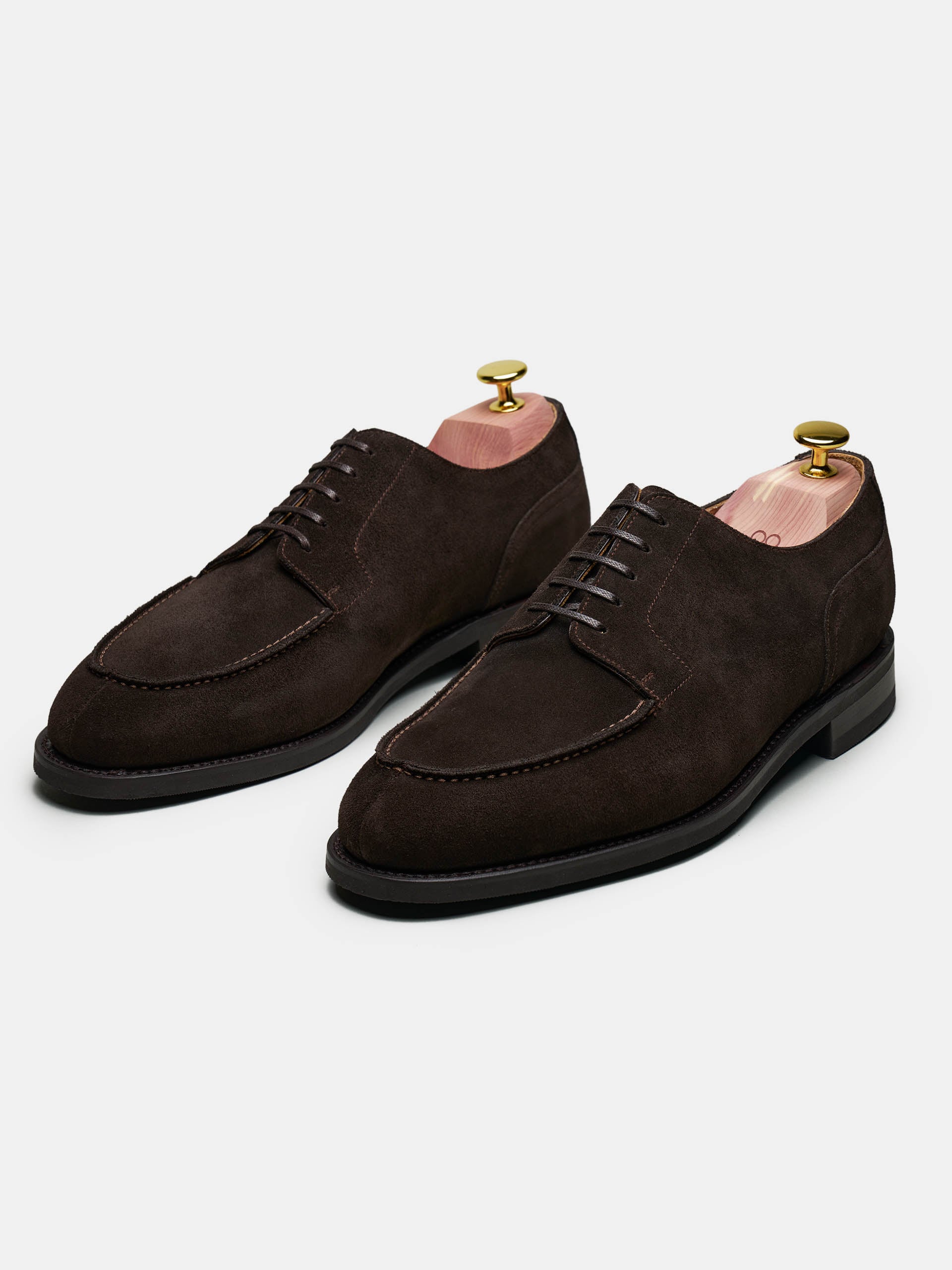 The Split Toe Derby - Brown Suede