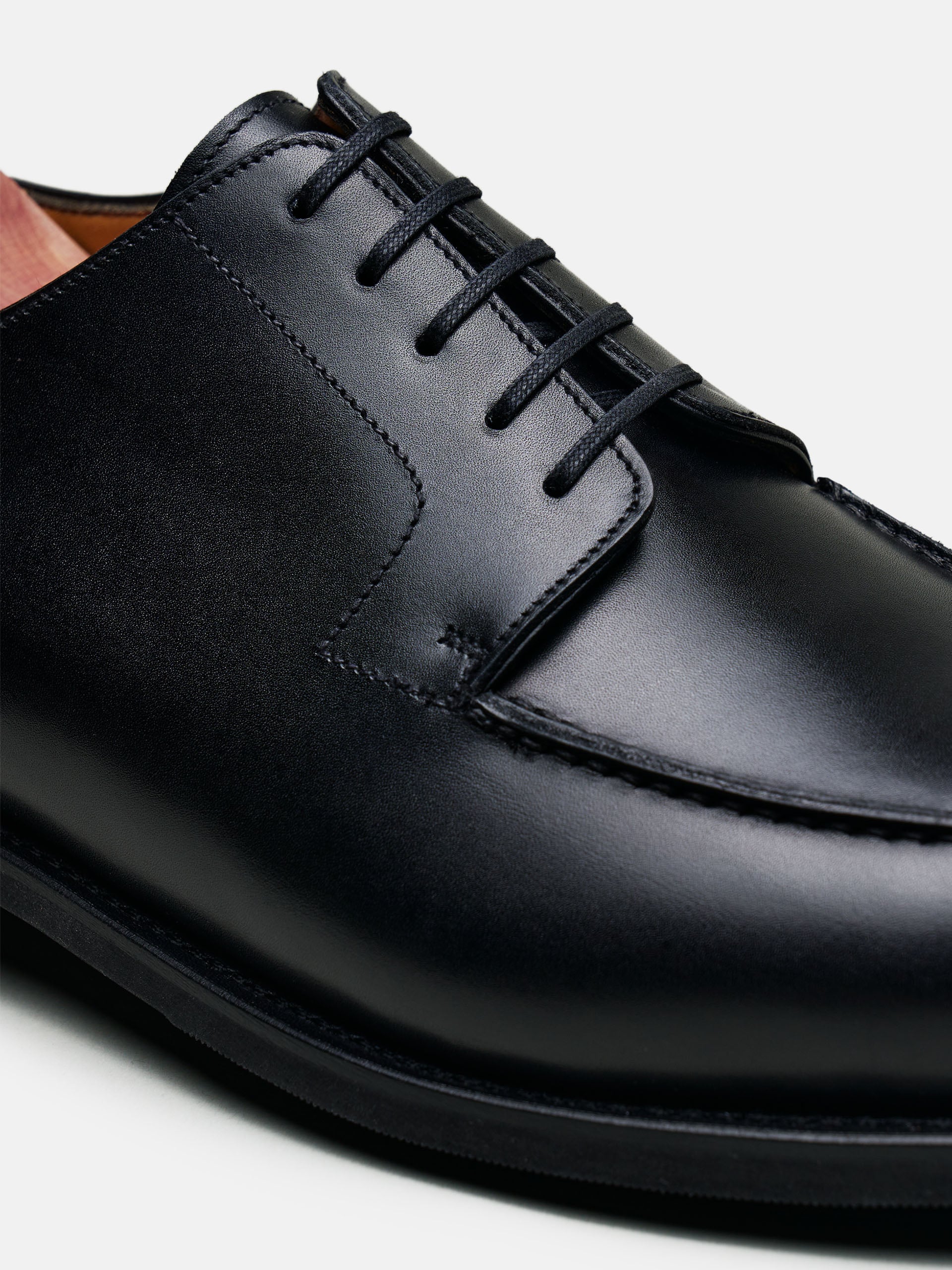 The Split Toe Derby - Black Calf