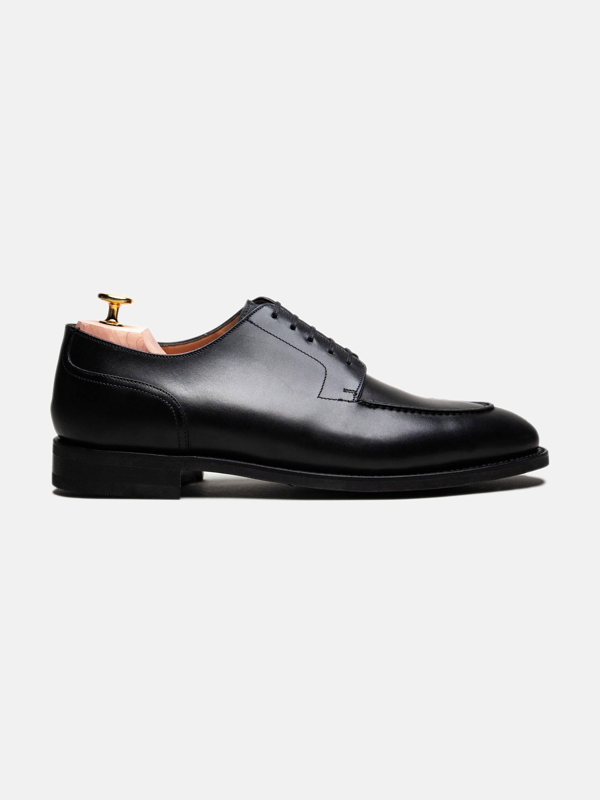 The Split Toe Derby - Black Calf