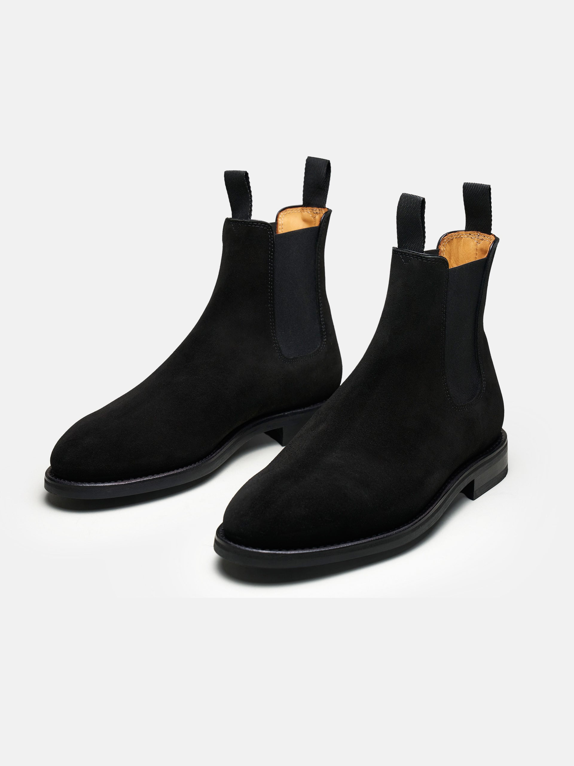 The Chelsea Boot - Black Suede
