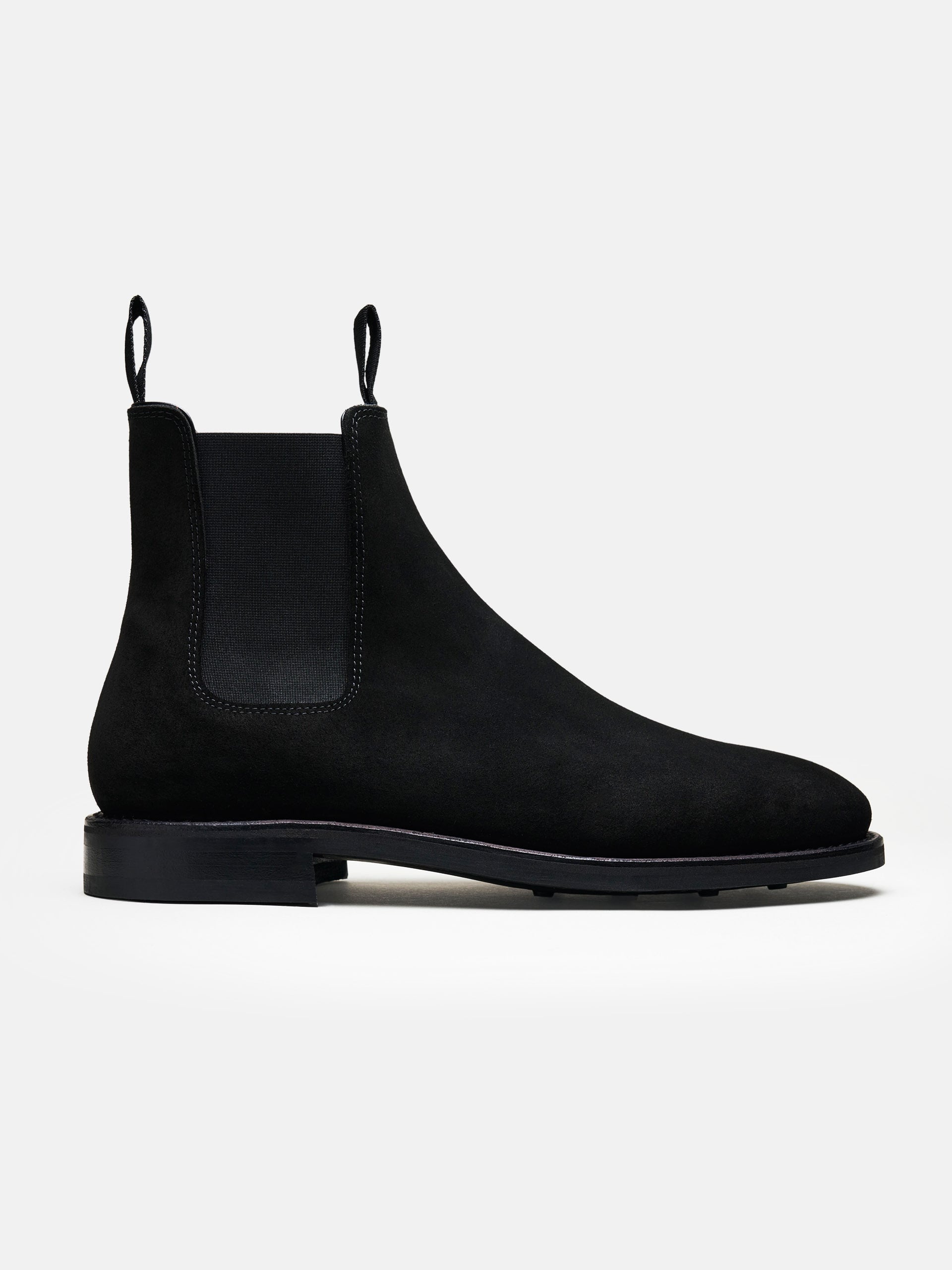 The Chelsea Boot - Black Suede