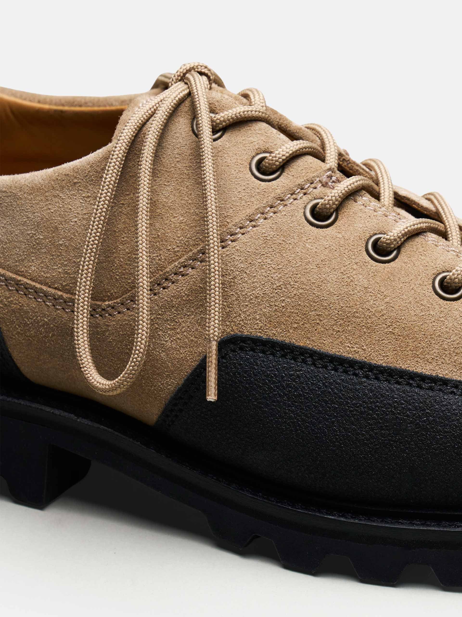 The Hybrid Hiker Sneaker - Sand Suede