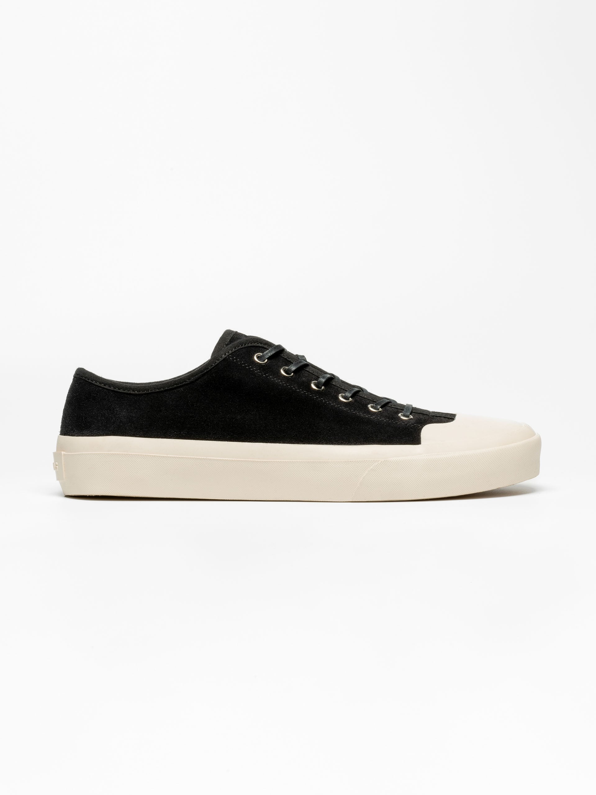 The Plimsoll Sneaker - Black Suede