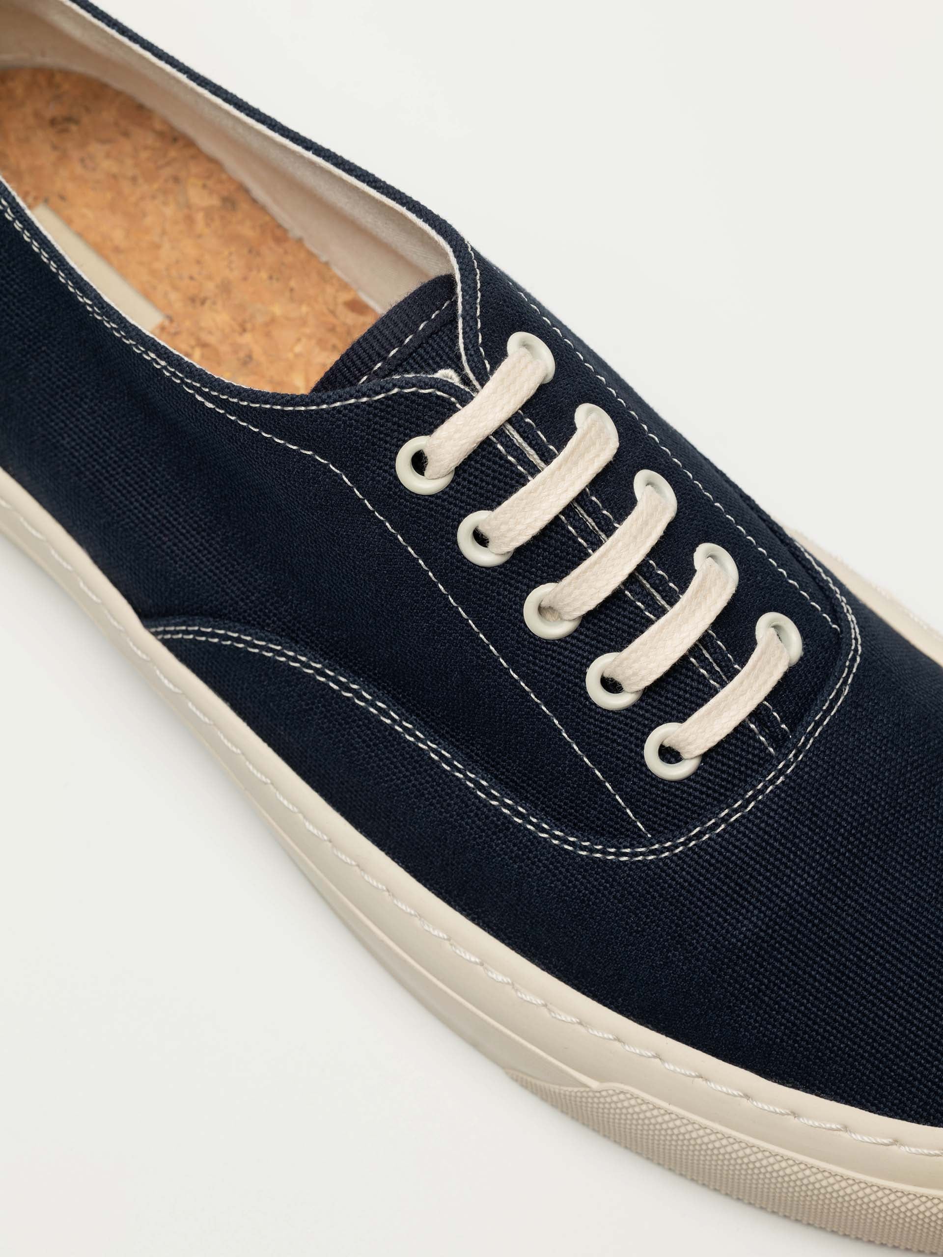 The Deck Shoe - Navy Canvas