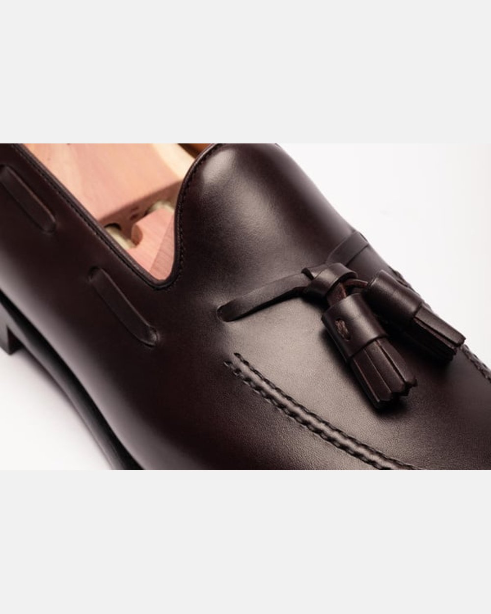 The Tassel Loafer - Burgundy Calf