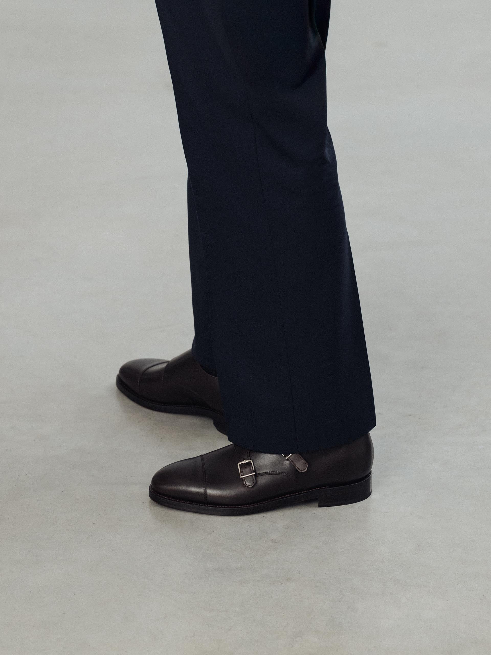 The Double Monkstrap - Brown Calf
