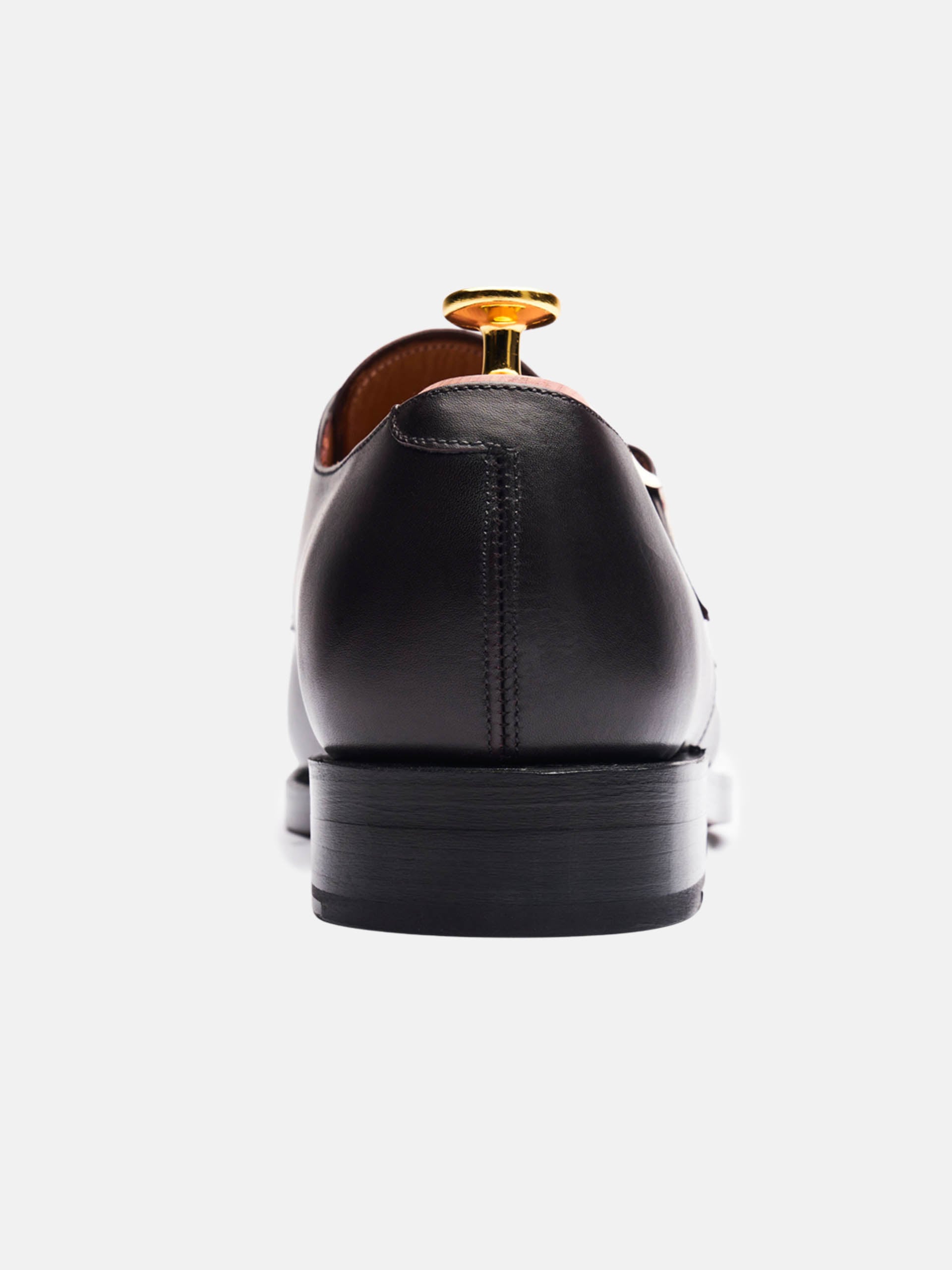 The Double Monkstrap - Burgundy Calf