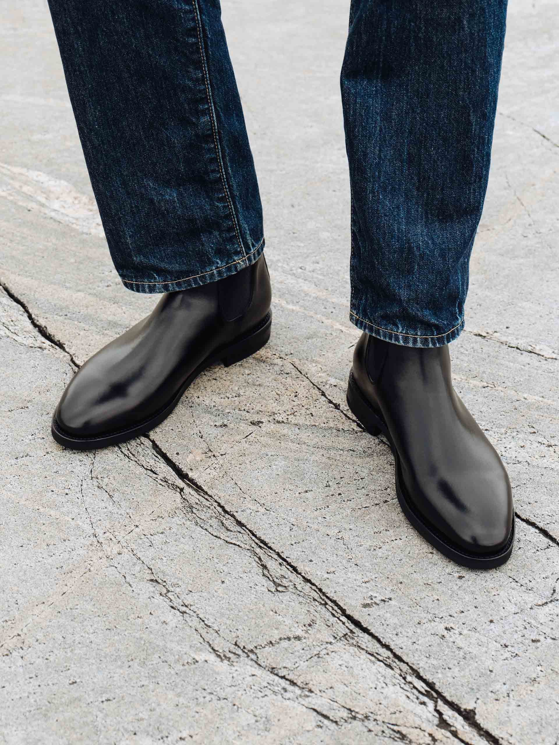 The Chelsea Boot - Black Calf