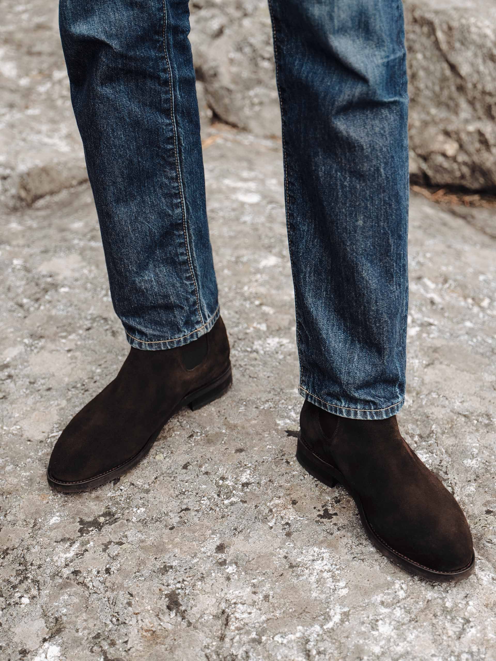 The Chelsea Boot - Brown Suede