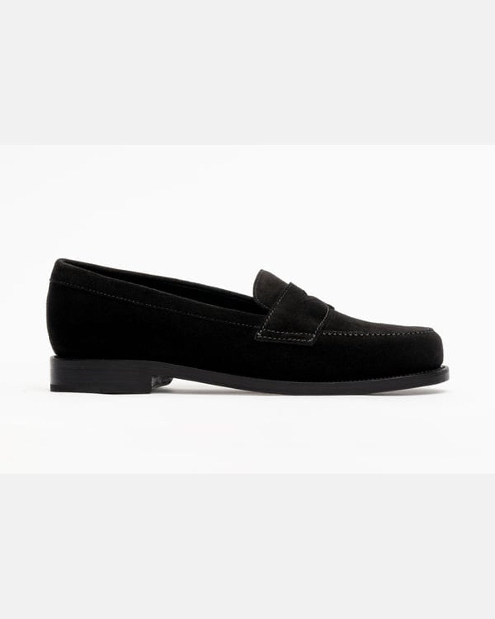 The Ivy Loafer - Black Suede