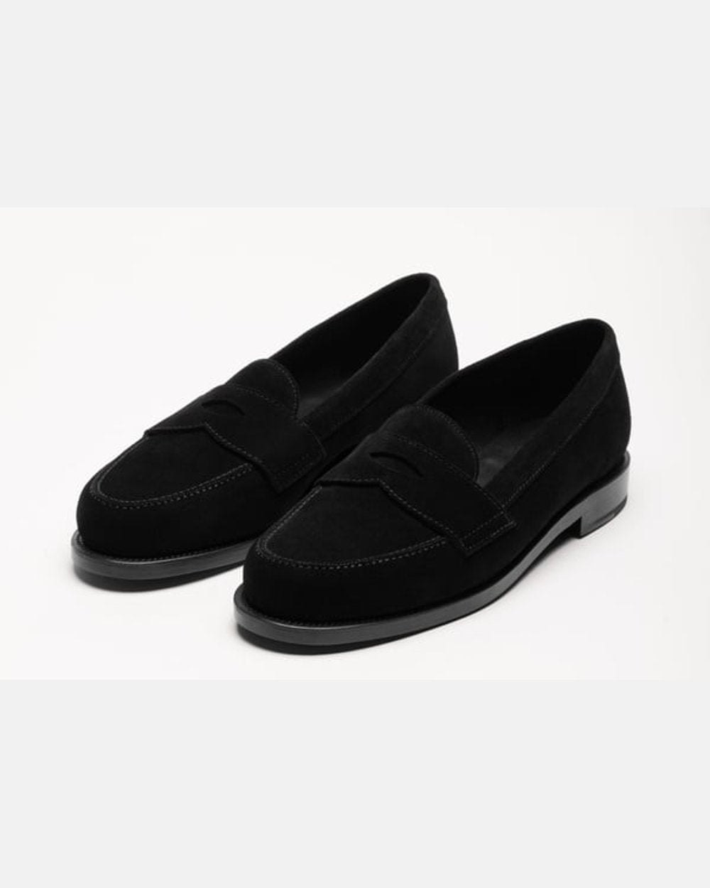 The Ivy Loafer - Black Suede