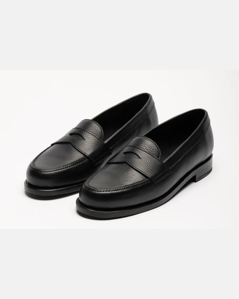 The Ivy Loafer - Black Grain