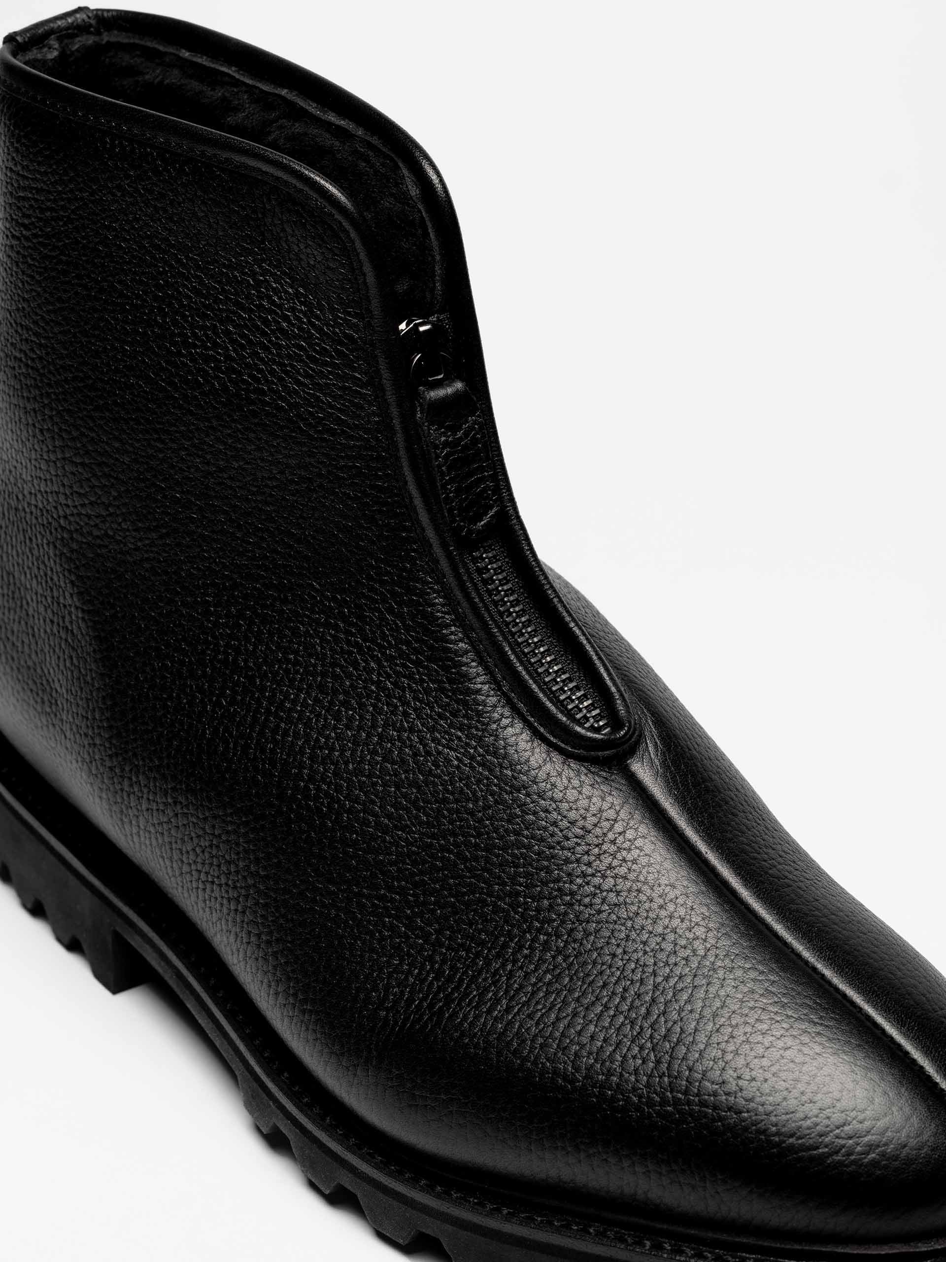 The Alpine Boot - Black Grain