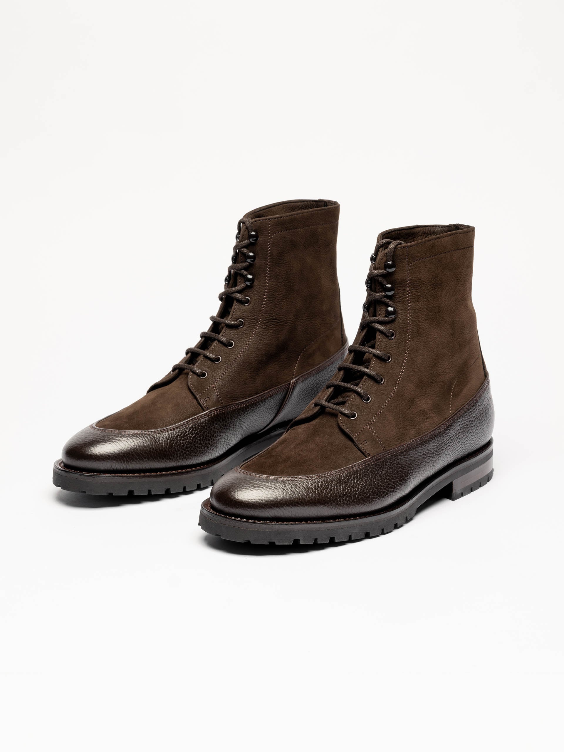 The Country Boot - Brown Nubuck & Brown Grain
