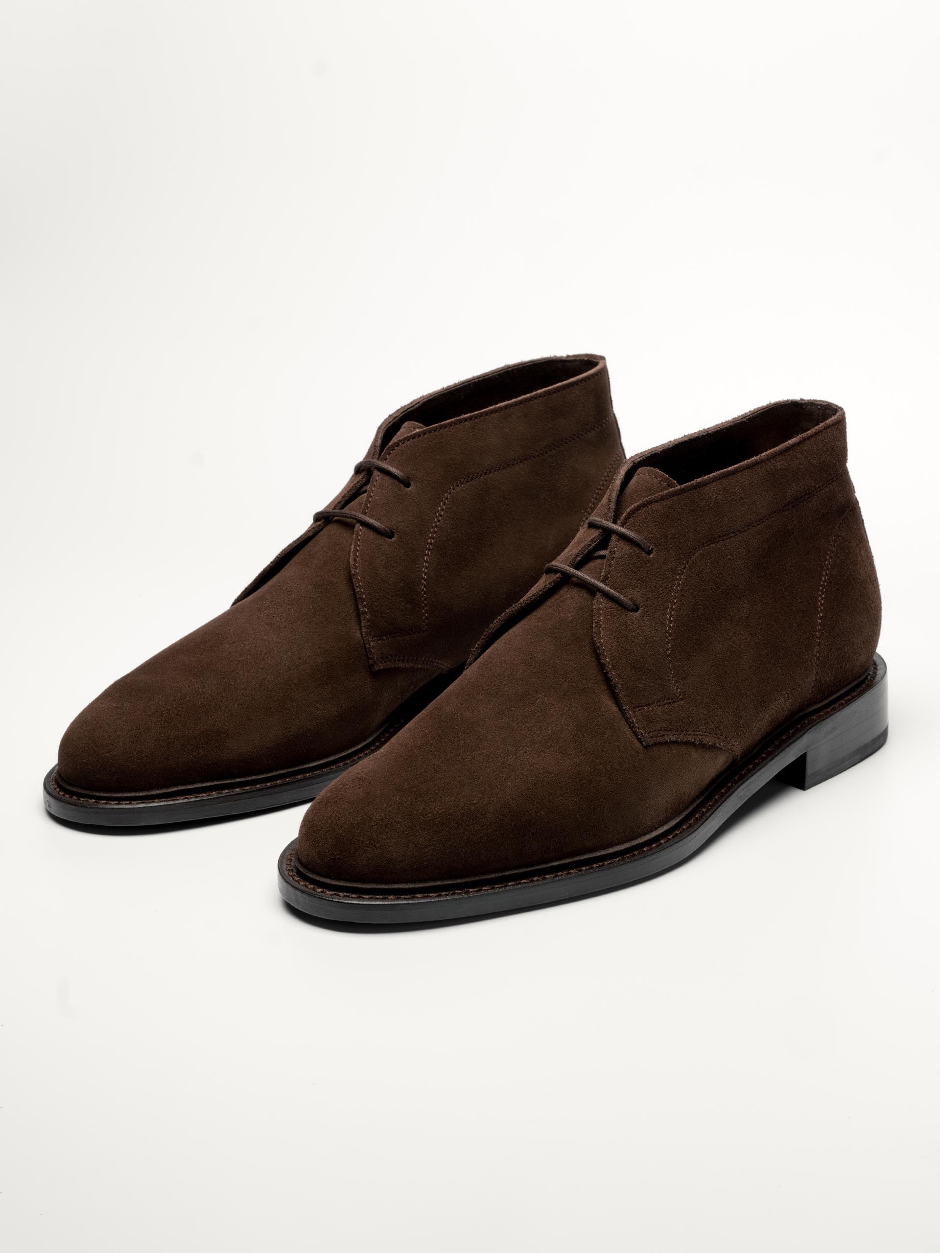 The Unlined Chukka Boot - Brown Suede - Unlined