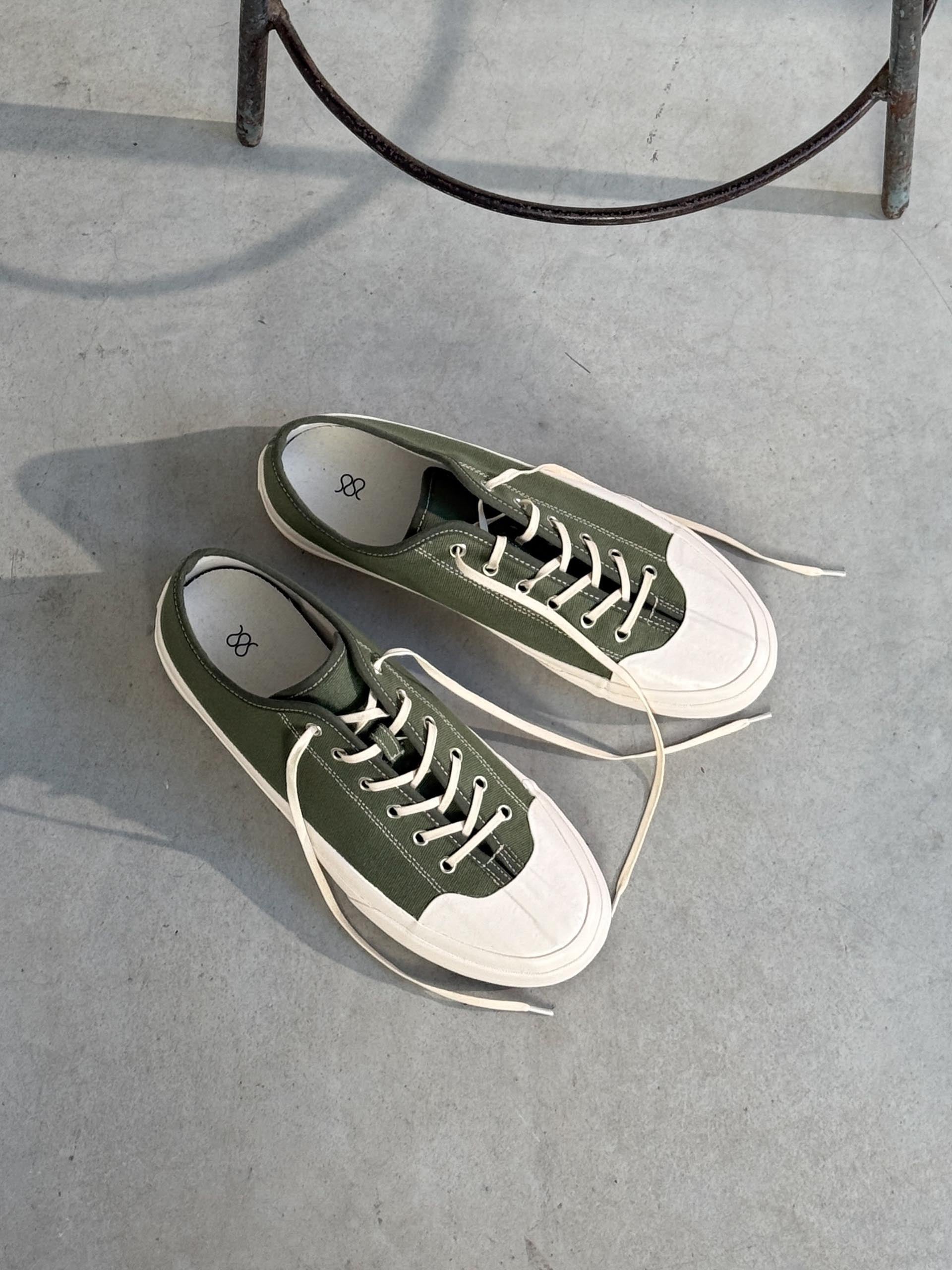 The Plimsoll Sneaker - Olive Drab Canvas