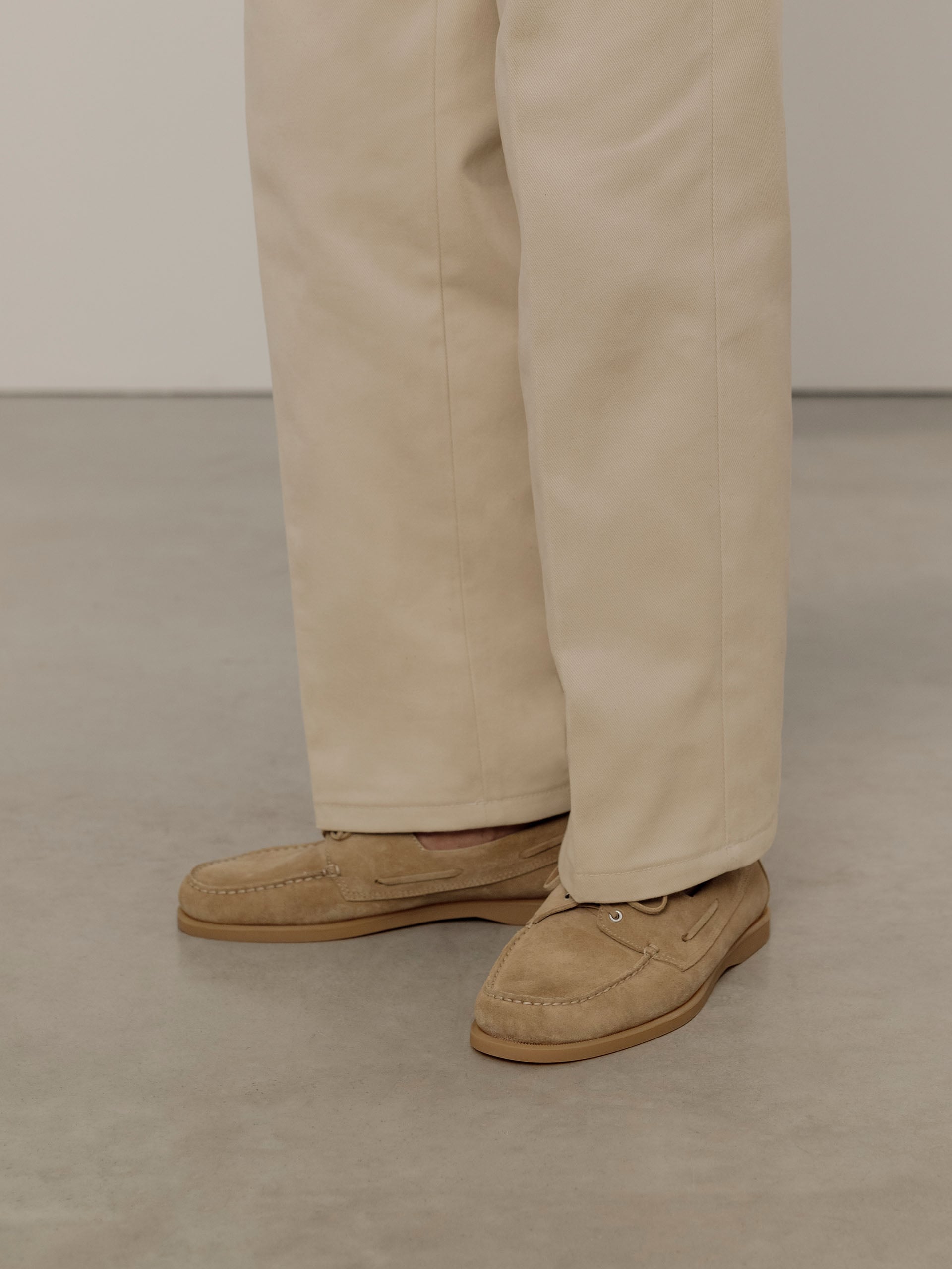The Boat Shoe - Sand Suede