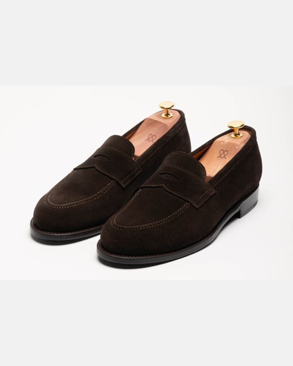 The Penny Loafer - Brown Suede