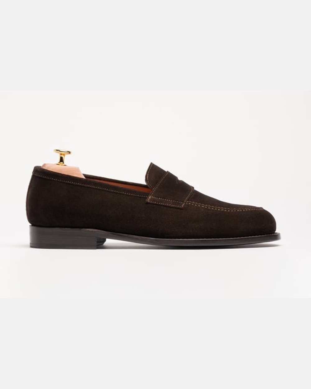 The Penny Loafer - Brown Suede