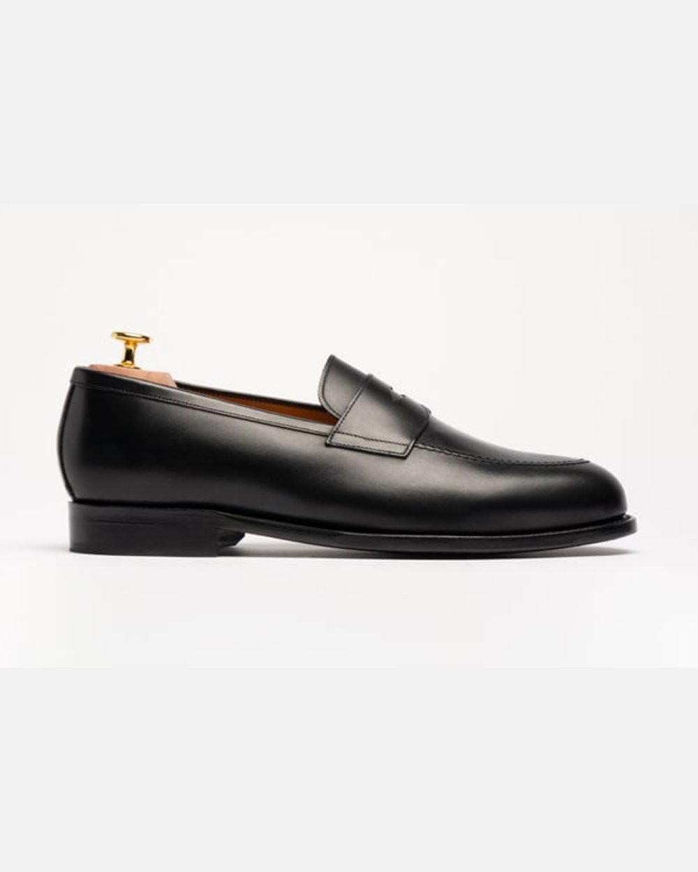 The Penny Loafer - Black Calf