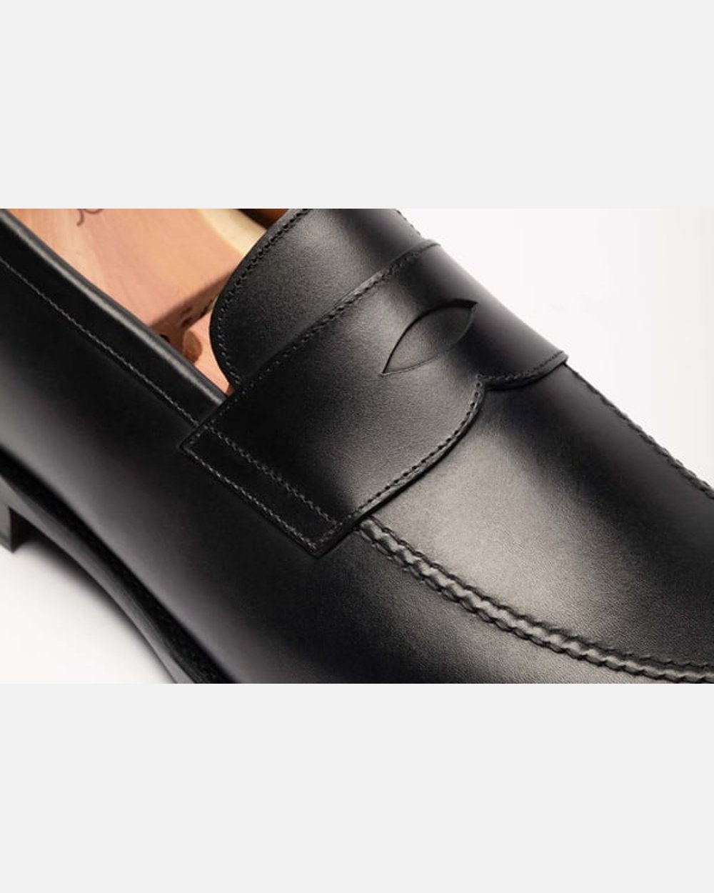 The Penny Loafer - Black Calf