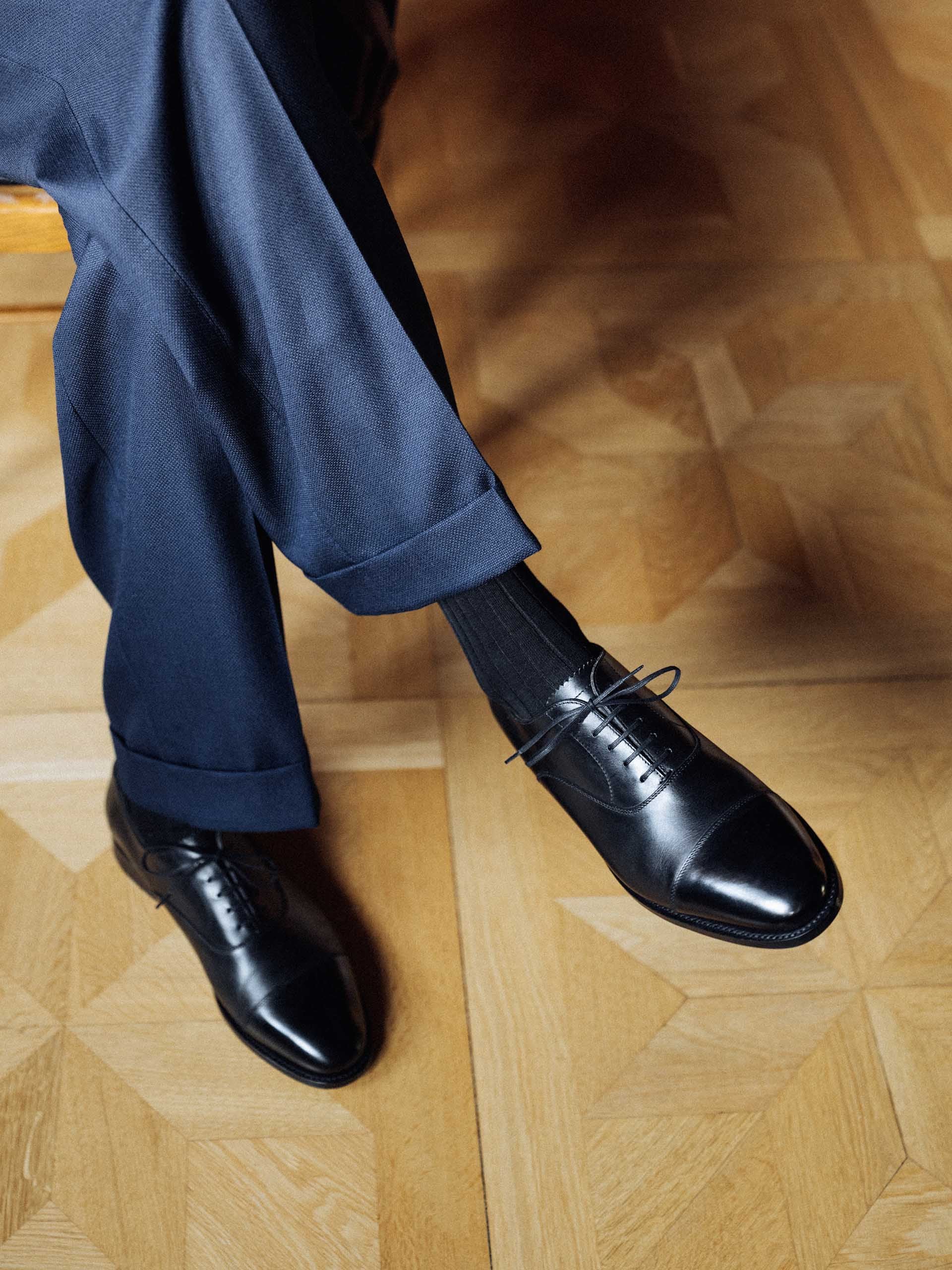 The Oxford - Black Calf