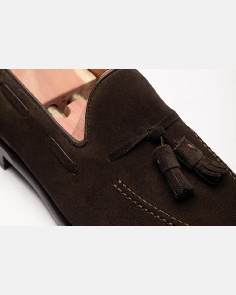 The Tassel Loafer - Brown Suede