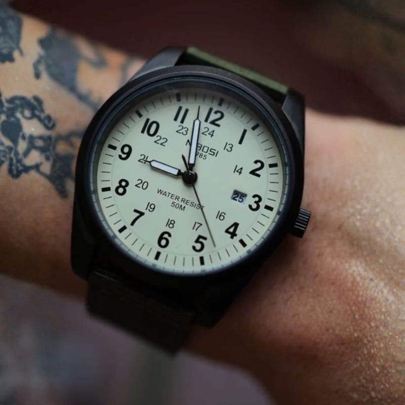 Nibosi Military Men's Watch