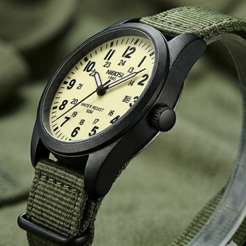Nibosi Military Men's Watch
