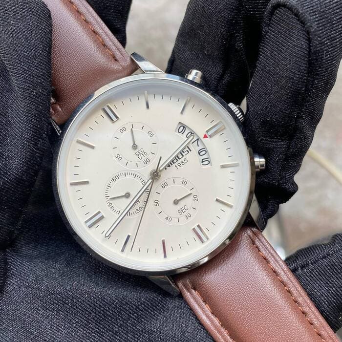 Nibosi Classic Men's Watch - Leather Strap