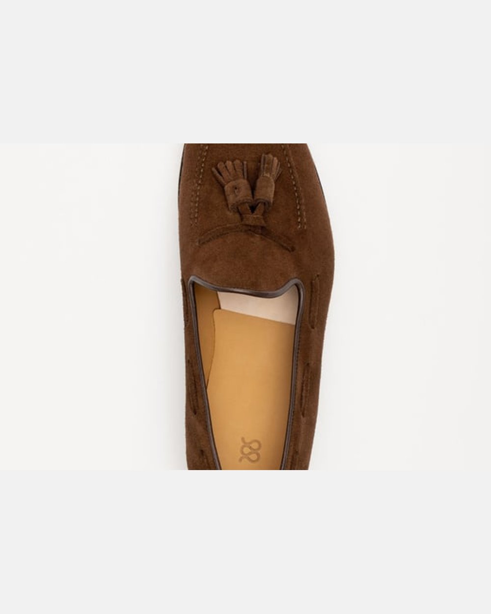 The Tassel Loafer - Medium Brown Suede