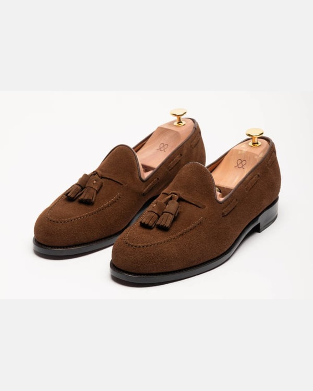The Tassel Loafer - Medium Brown Suede