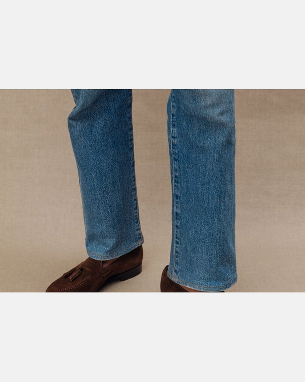 The Tassel Loafer - Medium Brown Suede