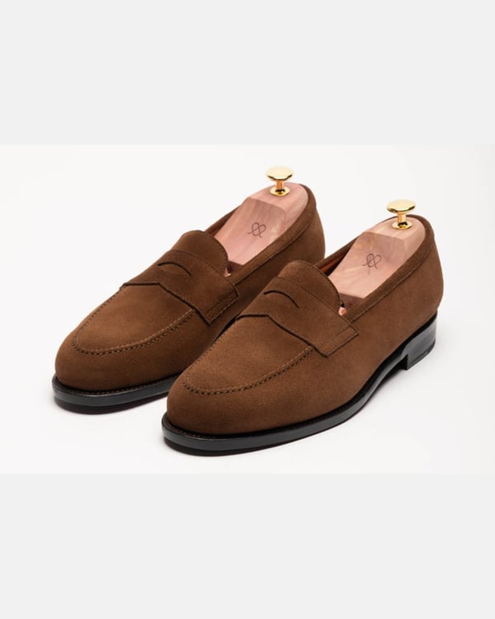 The Penny Loafer - Medium Brown Suede