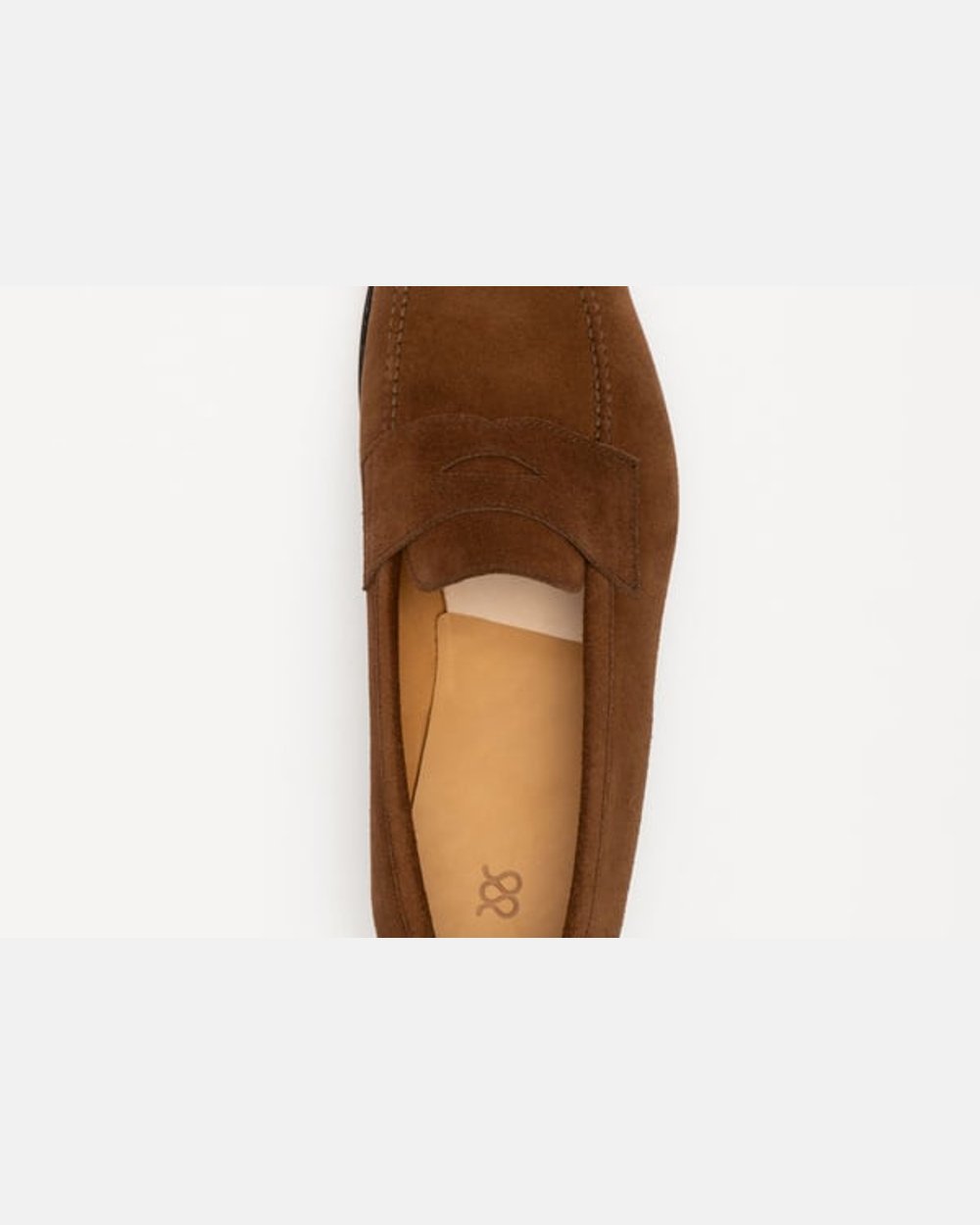 The Penny Loafer - Medium Brown Suede