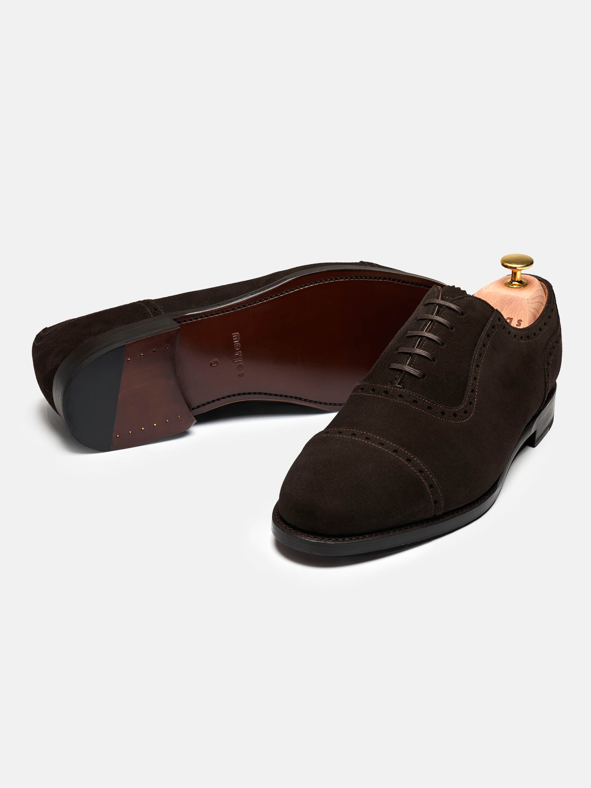 The Adelaide Oxford - Brown Suede