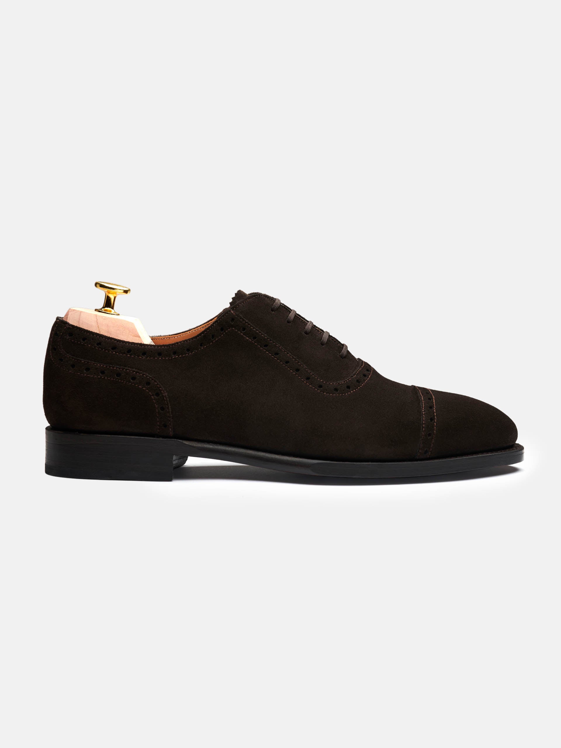 The Adelaide Oxford - Brown Suede