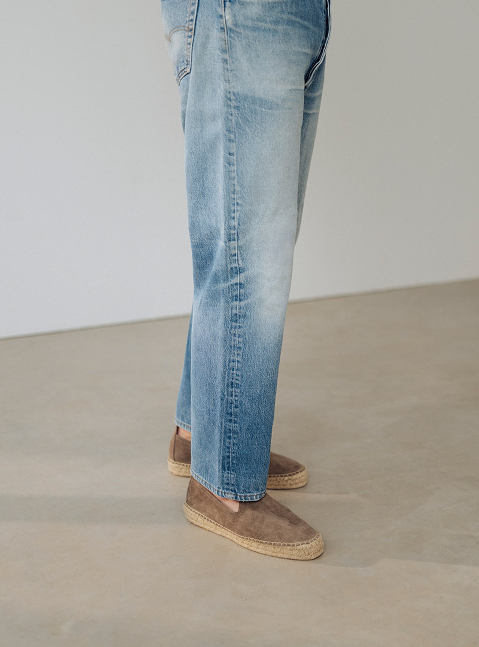 The Espadrille - Taupe Suede