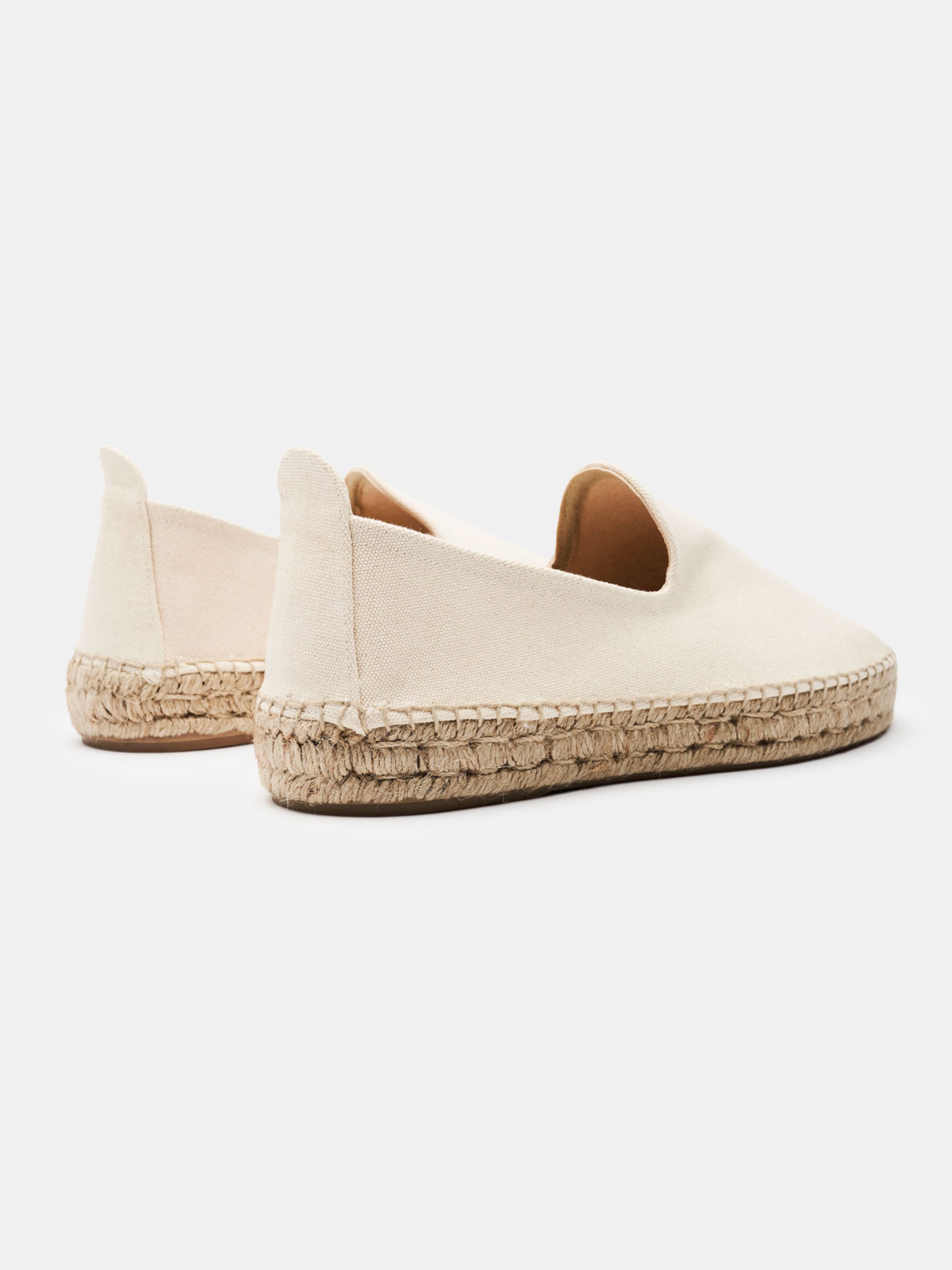 The Espadrille - Ivory Canvas