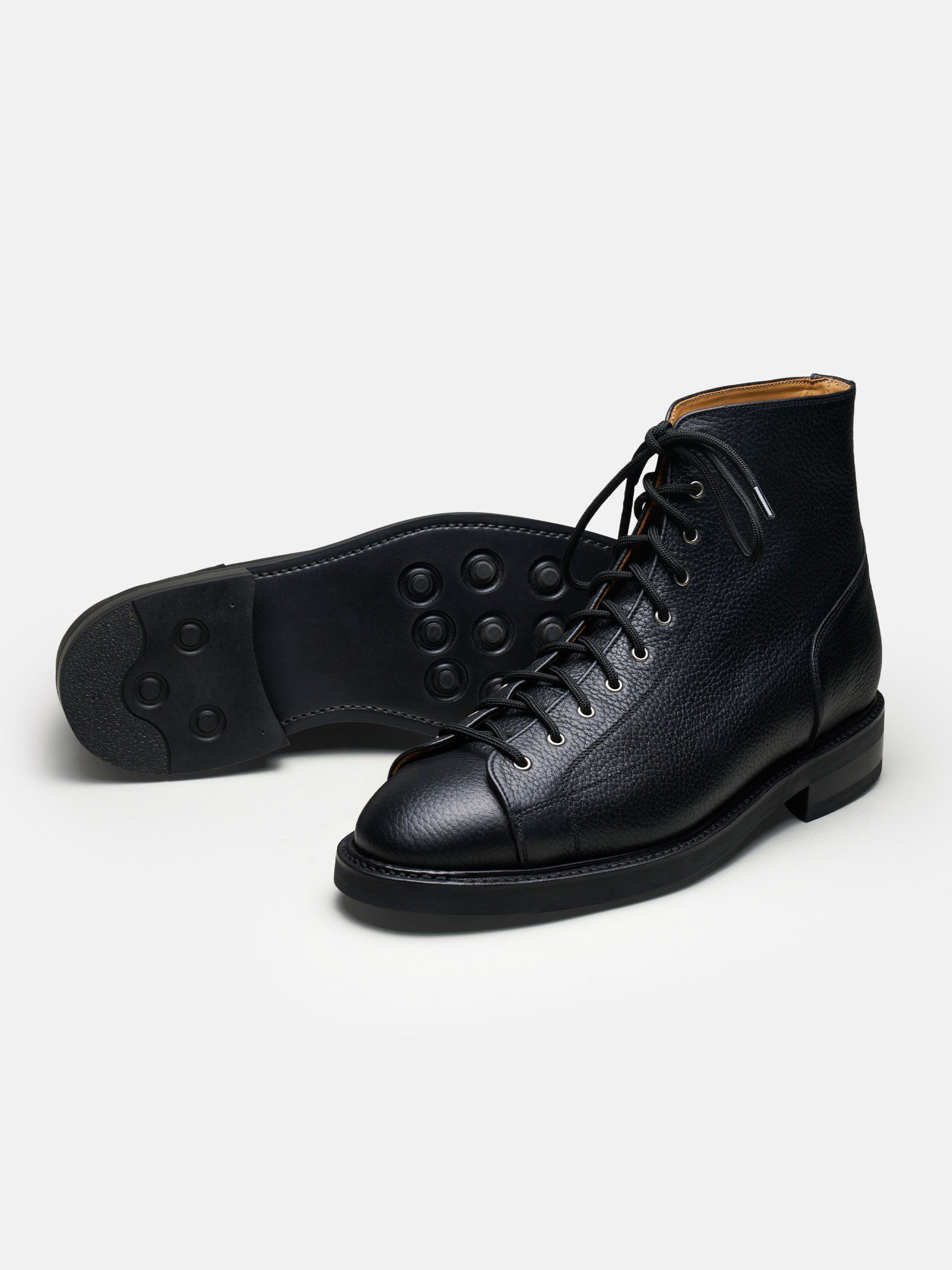 The Monkey Boot - Black Grain