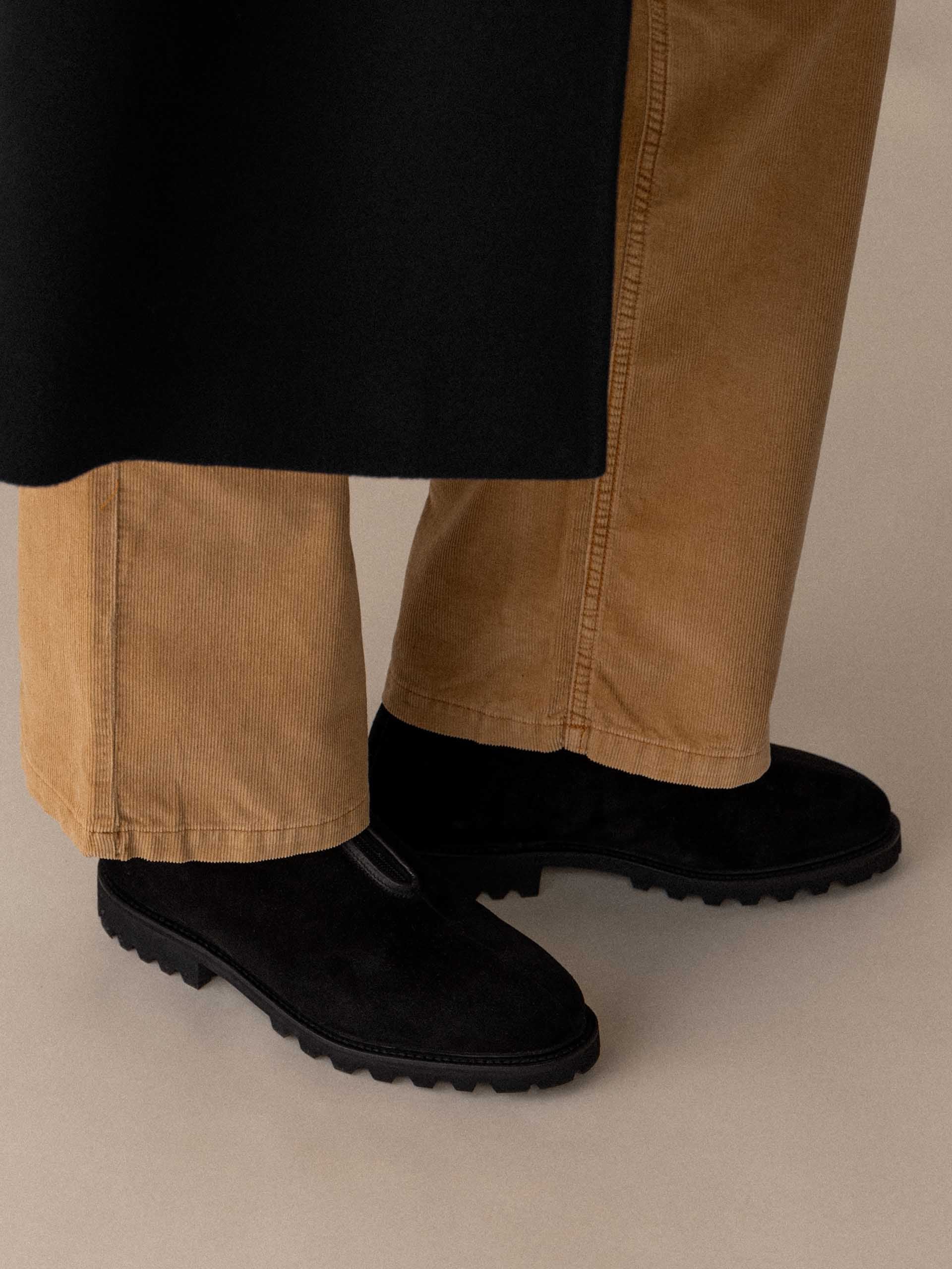 The Alpine Boot - Black Suede
