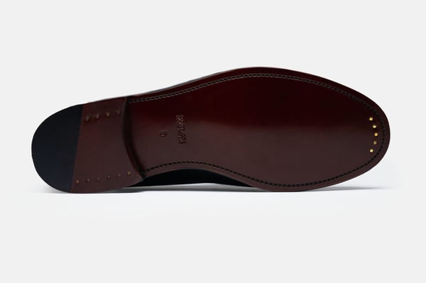 The Penny Loafer - Black Grain