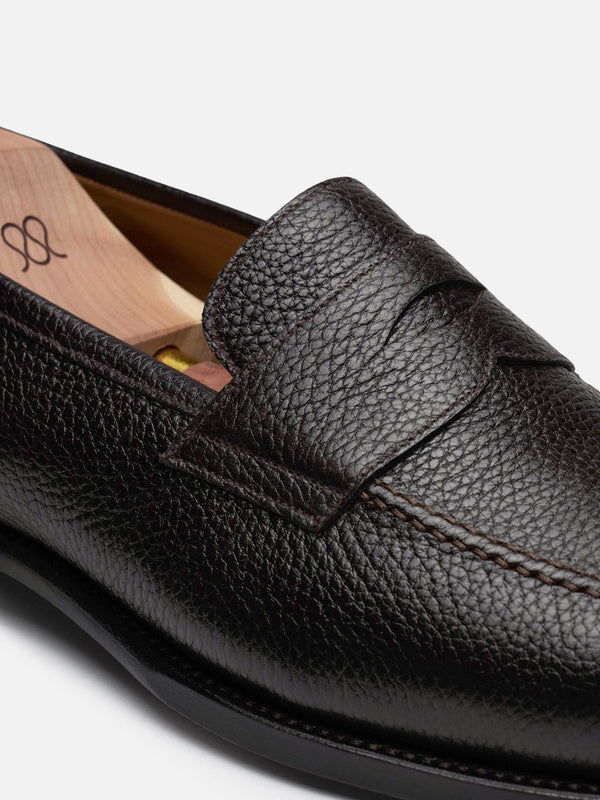 The Penny Loafer - Brown Grain
